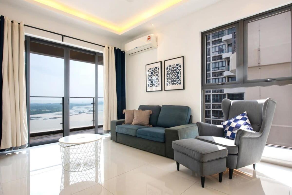 Comfy 3Br Apt In Danga Bay Free Parking Sea View Johor Bahru Exterior photo